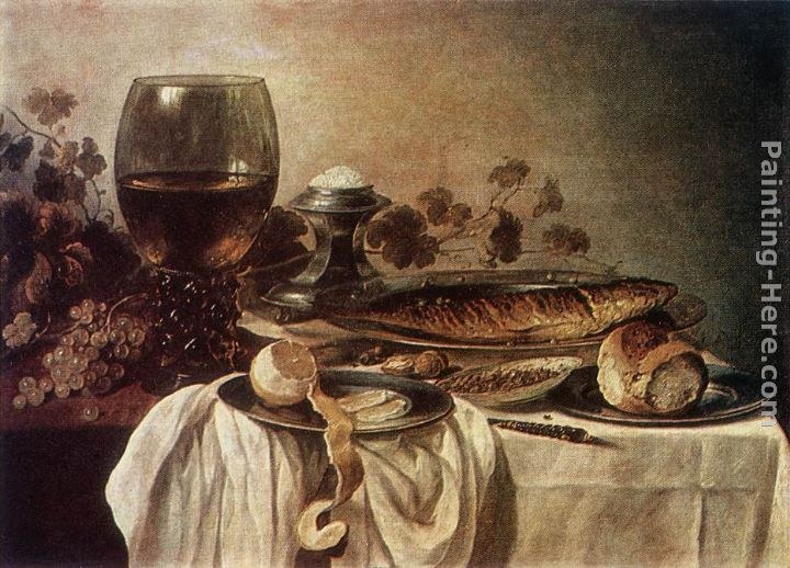 Pieter Claesz Breakfast Piece